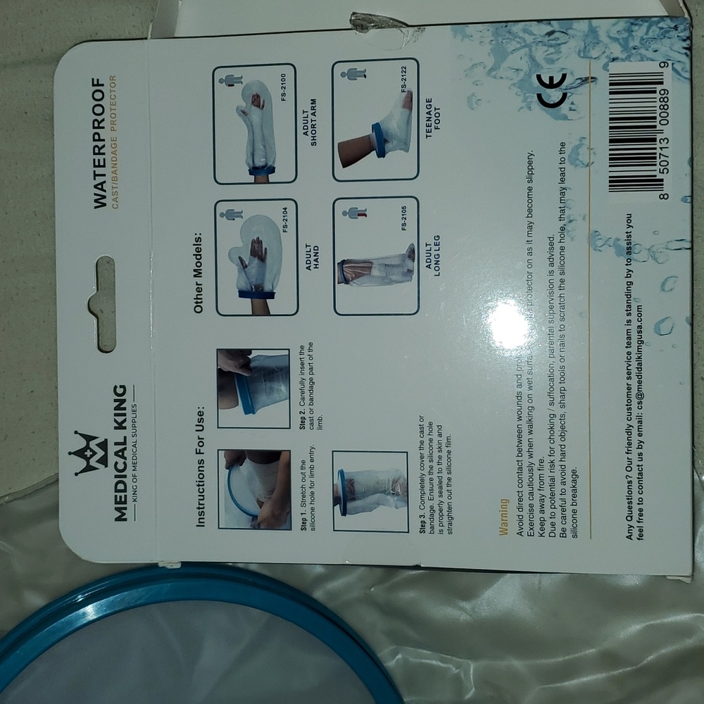 Waterproof Cast/Bandage Protector - Picture 3 of 4